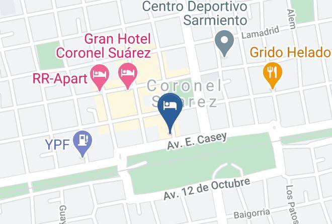 Coronel Suarez - Gran Hotel Leon Maps