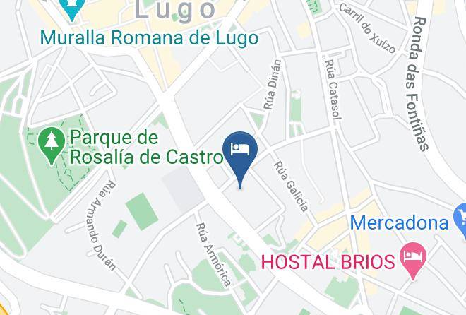 Lugo - Eurostars Gran Hotel Lugo Maps
