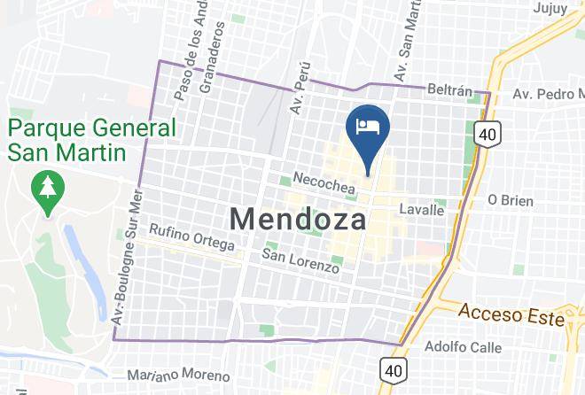 Mendoza - Gran Hotel Maps