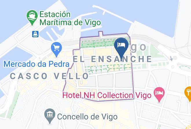 Pontevedra - Gran Hotel Nagari Maps