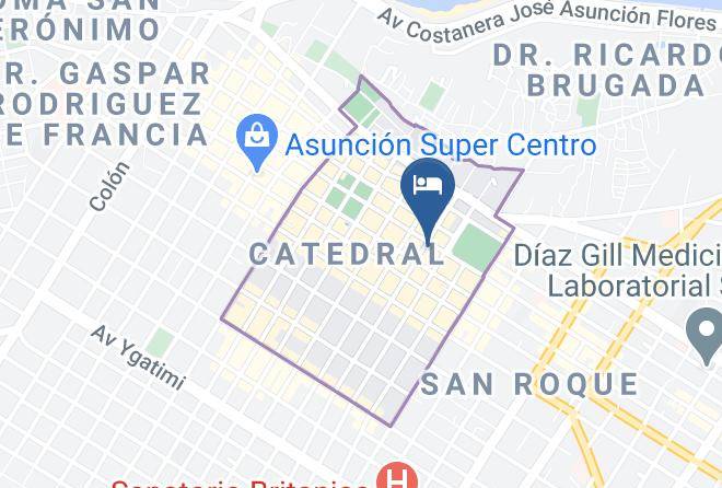 Asuncion - Gran Hotel Parana Maps