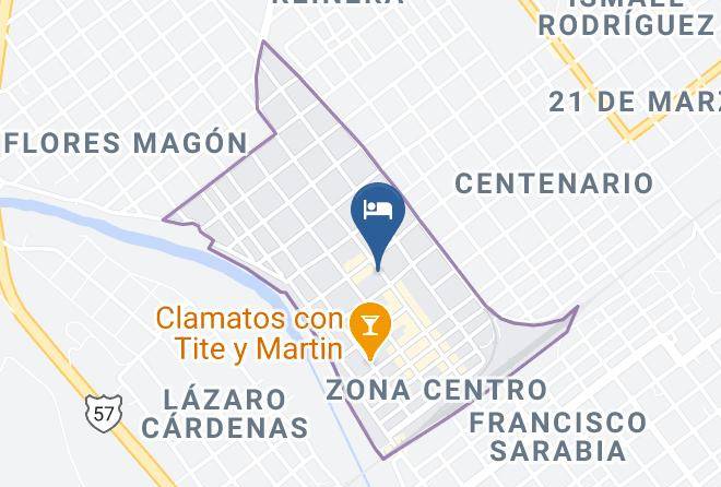 Sabinas - Gran Hotel Sabinas Maps