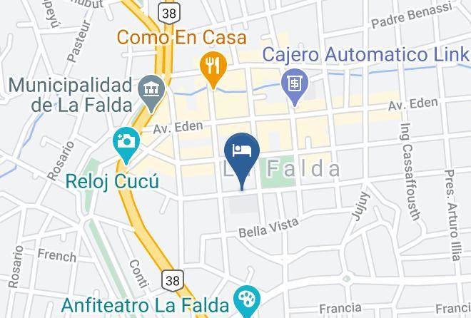 Punilla Department - Gran Hotel San Jorge Spa Resort Maps