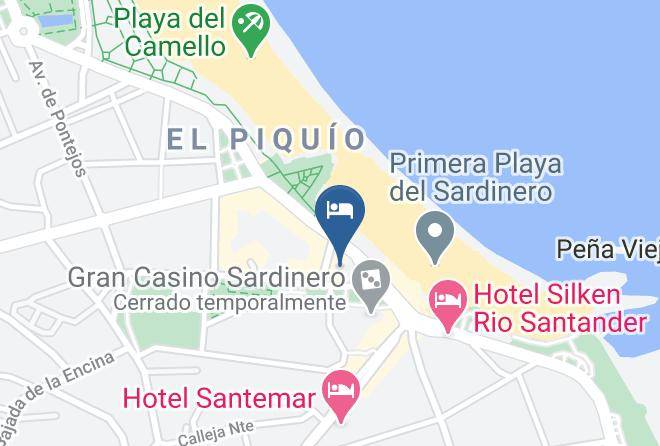 Santander - Gran Hotel Sardinero Maps