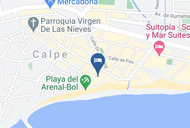 Gran Hotel Sol Y Mar Map