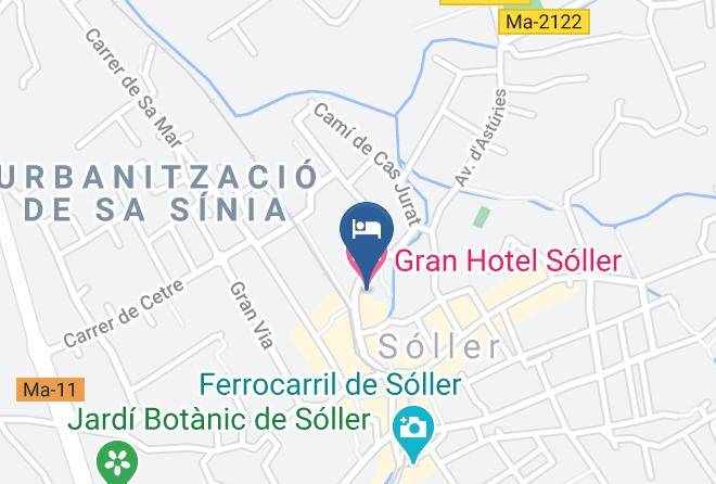 Baleares - Gran Hotel Soller Maps