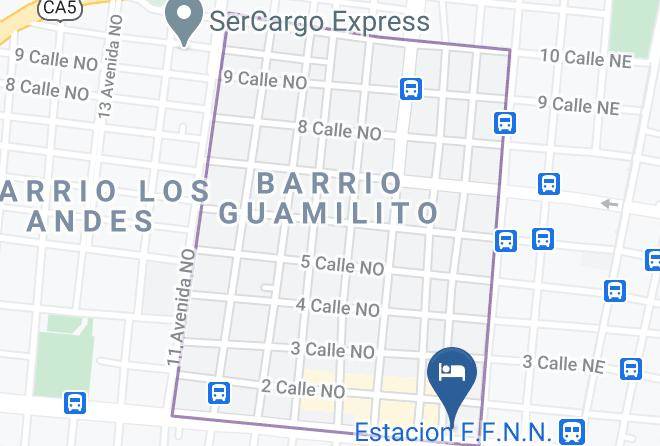 San Pedro Sula - Gran Hotel Sula Maps