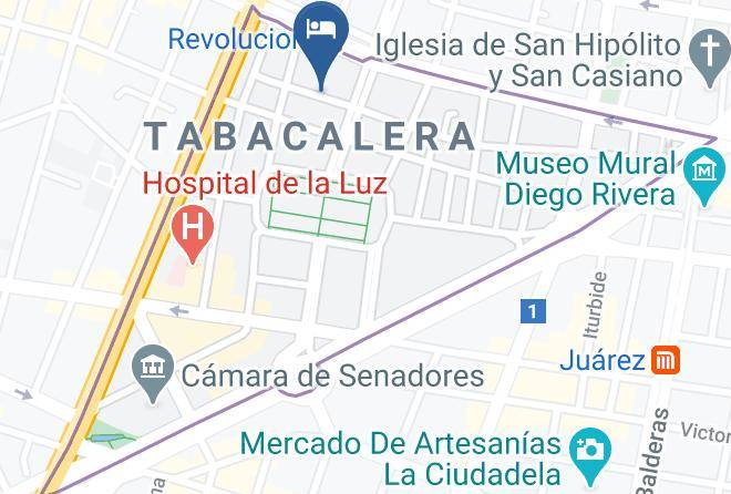 Cuauhtemoc - Gran Hotel Texas Maps