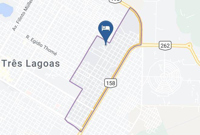 Tres Lagoas - Gran Hotel Maps