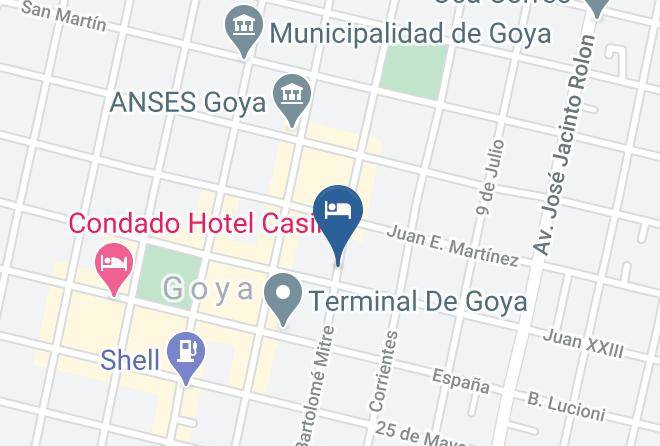 Goya - Gran Hotel Turismo Maps