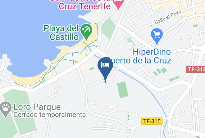 Santa Cruz De Tenerife - Hotel Turquesa Playa Maps
