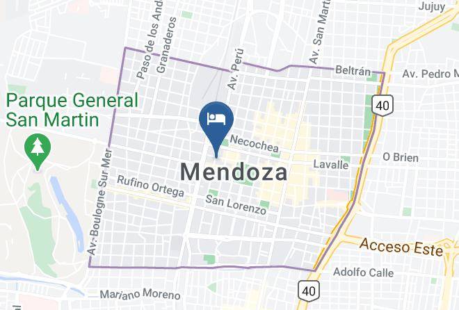 Mendoza - Gran Hotel Venus Maps