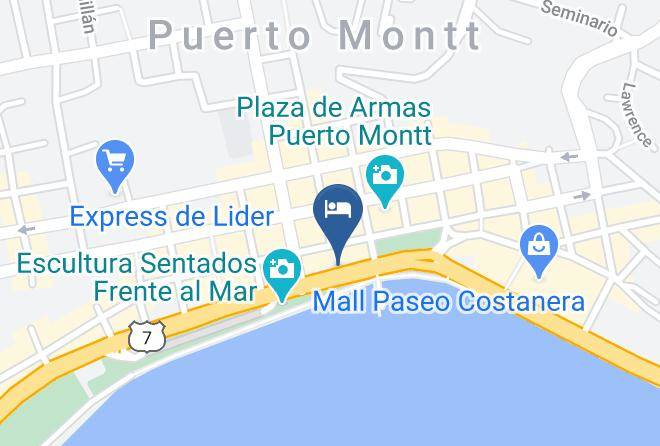 Gran Hotel Vicente Costanera Map