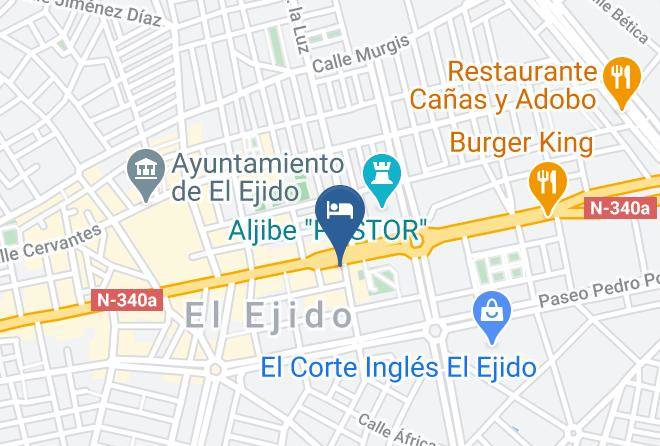 Almeria - Hotel Reina Victoria Maps