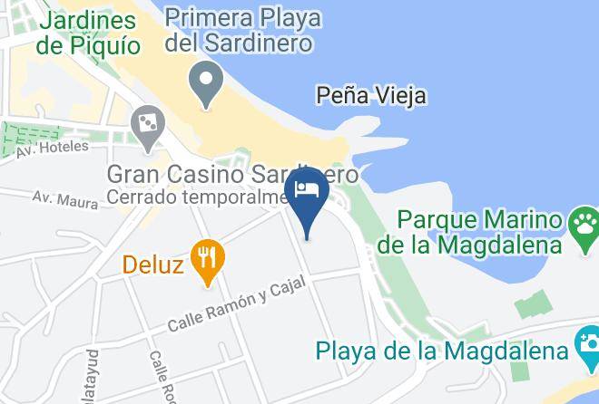 Santander - Gran Hotel Victoria Maps