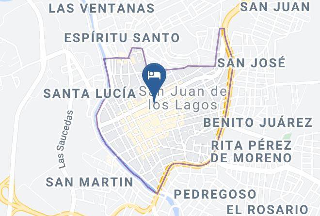 San Juan De Los Lagos - Hotel Romo Maps