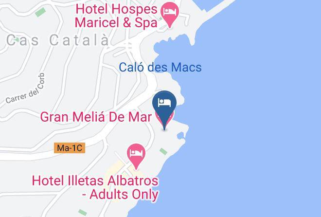 Baleares - Gran Melia De Mar Maps