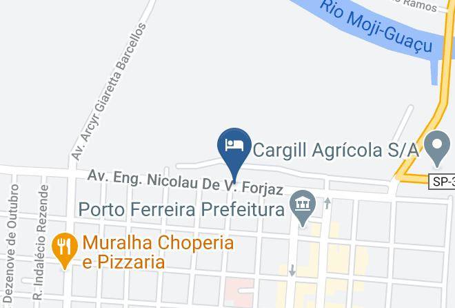 Porto Ferreira - Gran Roqueto Hotel Maps