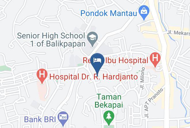 Balikpapan - Gran Senyiur Hotel Maps