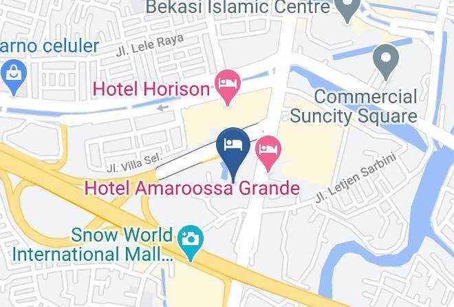 Kota Bekasi - Gran Surya Hotel Bekasi Maps
