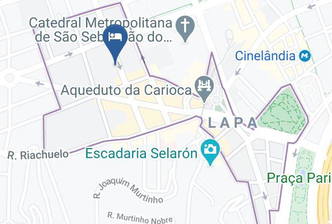 Rio De Janeiro Centro - Hotel Americas Granada Maps