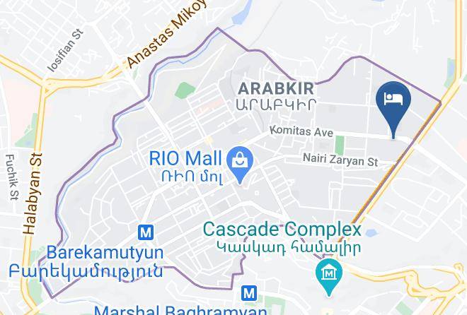 Yerevan - Granada Hotel Maps