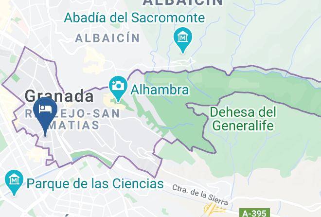 Granada - San Jose Pension Maps