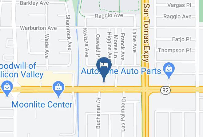 Santa Clara - Granada Inn Silicon Valley Maps