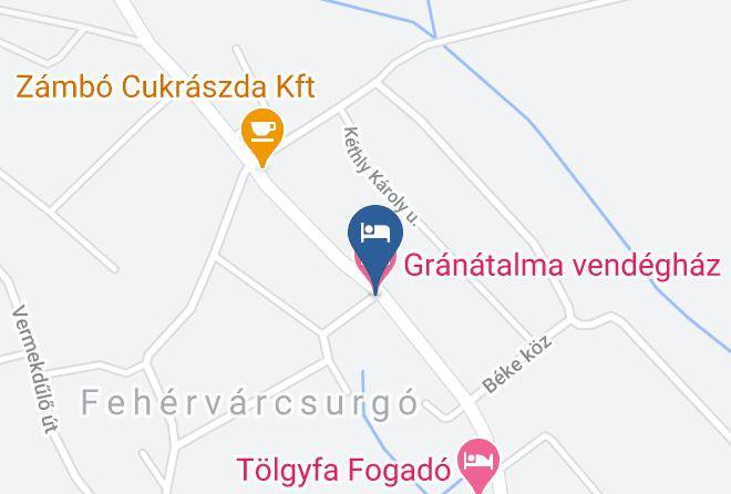 Fehervarcsurgo - Granatalma Vendeghaz Maps