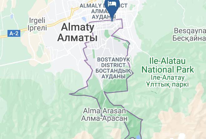 Almaty City - Grand Aiser Hotel Maps
