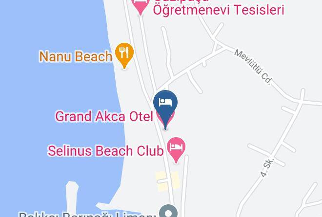 Gazipasa - Grand Akca Otel Maps