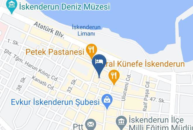 Iskenderun - Grand Akcali Otel Maps