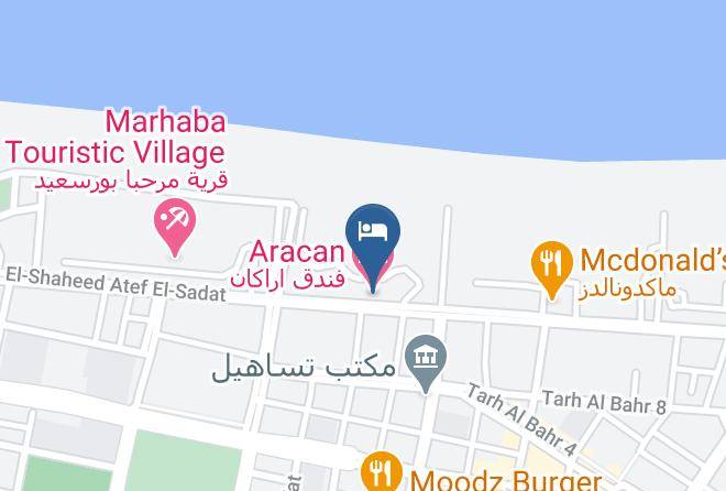 Port Said - Aracan Hotel Port Said Maps