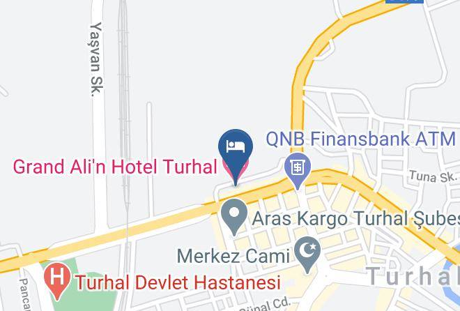 Turhal - Grand Ali'n Hotel Turhal Maps
