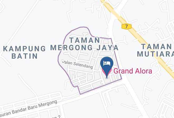 Daerah Kota Setar - Grand Alora Hotel Maps