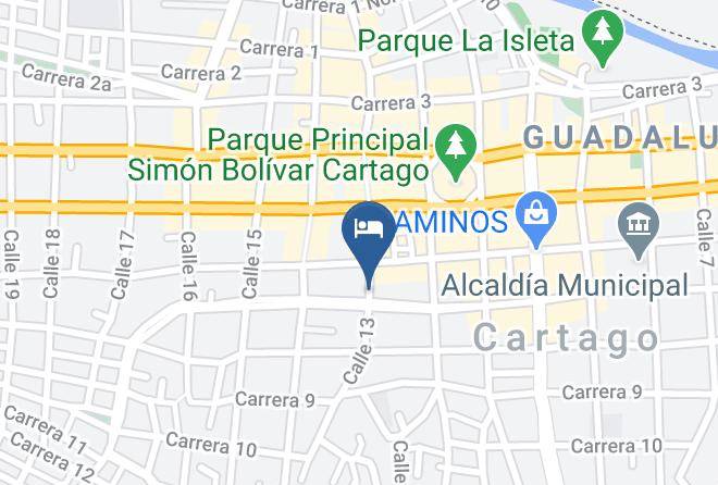 Cartago - Grand Amadeus Hotel Maps