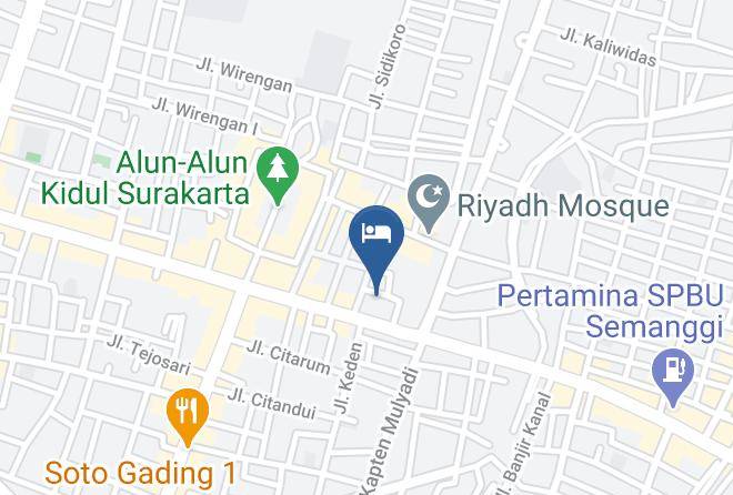 Surakarta - Grand Amira Hotel By Azana Maps
