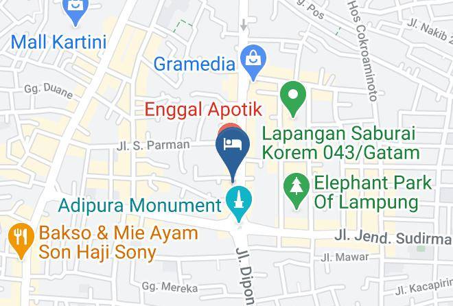 Bandar Lampung - Grand Anugerah Hotel Maps