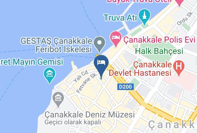 Canakkale Kemalpasa - Grand Anzac Hotel Maps