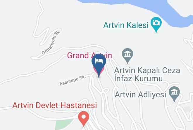 Artvin Carsi - Grand Artvin Hotel Maps
