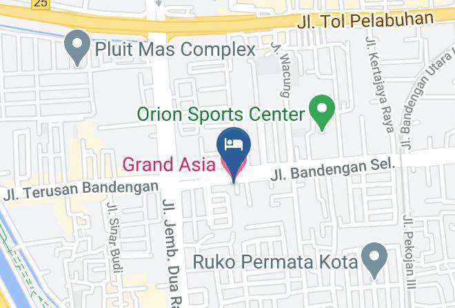 North Jakarta - Grand Asia Hotel Maps