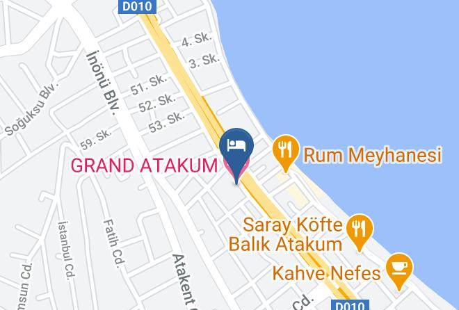 Grand Atakum Hotel Map