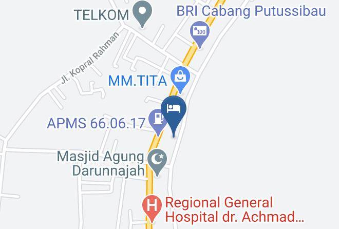 Kapuas Hulu Regency - Grand Banana Hotel Maps