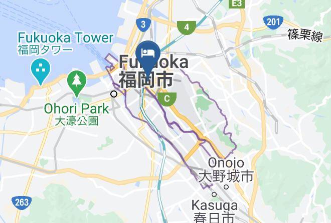 Fukuoka City Hakata Ward - Grand Base Hakata Kukodori Maps