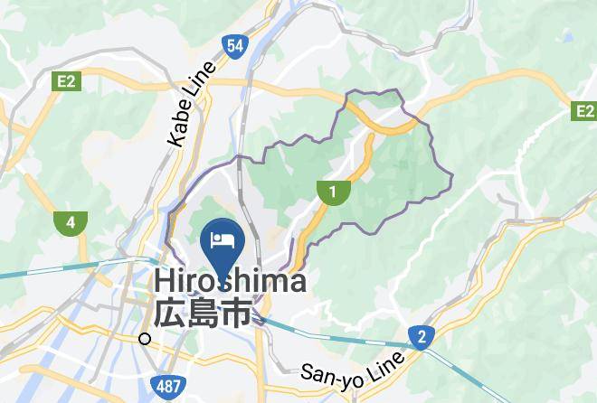 Hiroshima City Higashi Ward - Grand Base Hiroshima Hikarimachi Maps