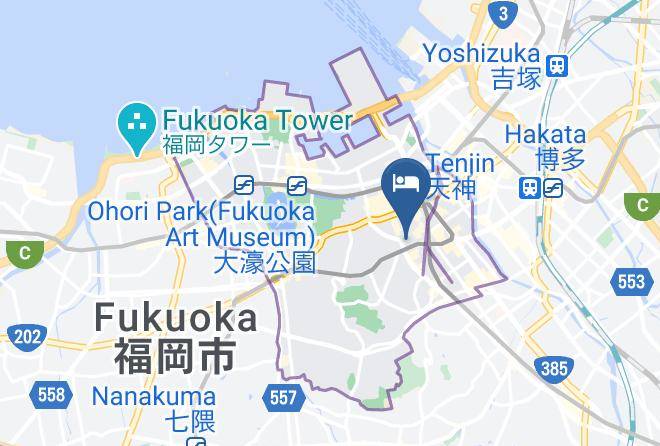Fukuoka City Chuo Ward - Grand Base Yakuin Odori Maps