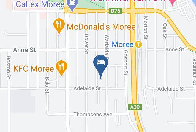 Moree Plains - Grand Baths Motel Maps