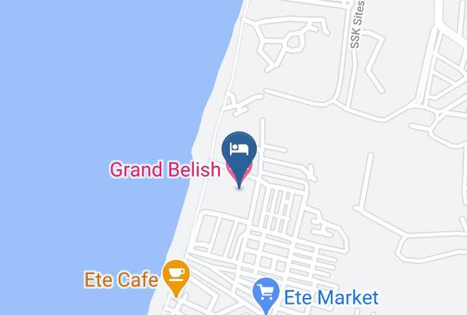 Davutlar - Grand Belish Hotel Maps