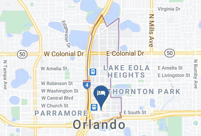 Grand Bohemian Hotel Orlando Autograph Collection Map