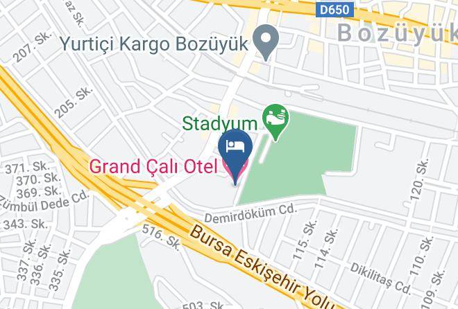 Bozuyuk - Grand Cali Otel Maps